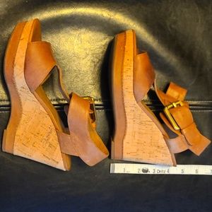 Tan Wedges Size 6 Franco Sarto